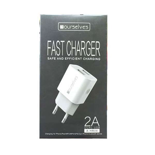 Fast Charger Power Adapter Dual USB