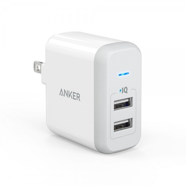 Anker 24W Dual USB Wall Charger PowerPort 2