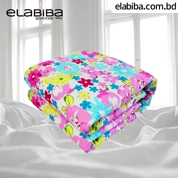 Comforter Double Printed Mixed Pink